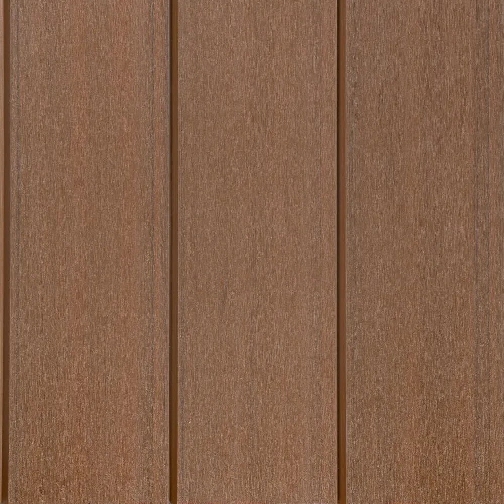 Acercamiento a Wall Cladding (Plafón) WPC liso en color Teka